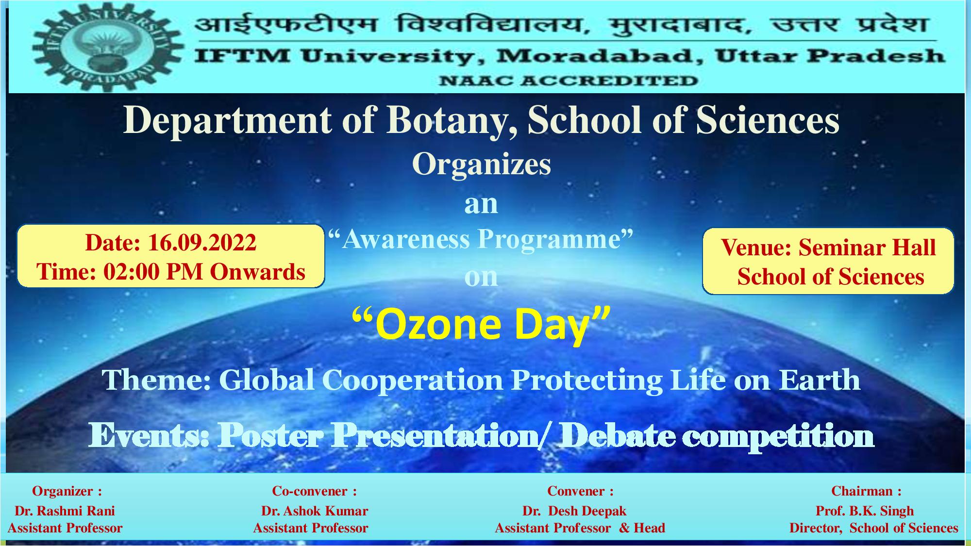 Awareness Programme on Ozone Day
