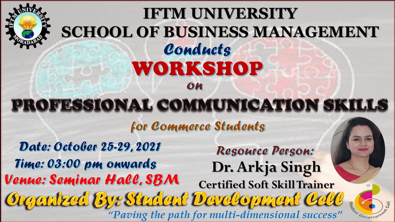 Workshop on Professional Communication Skills