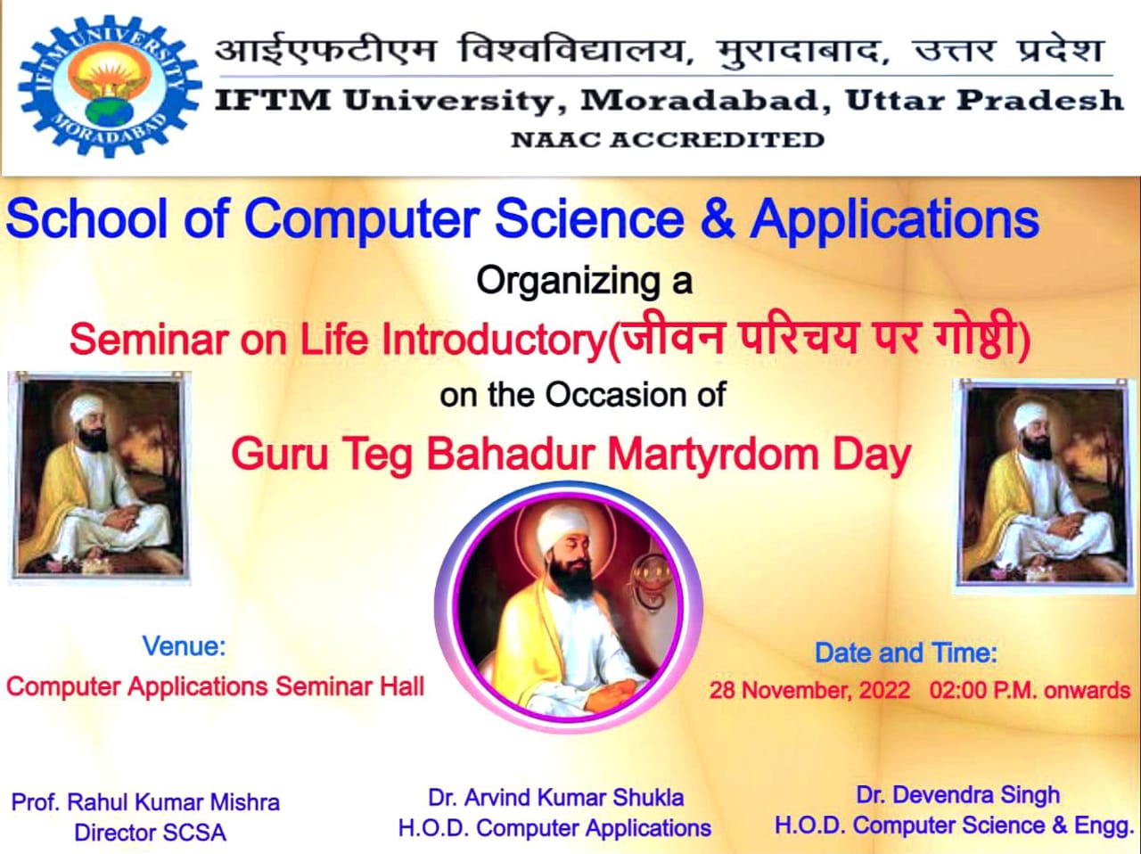Seminar on Life Introductory