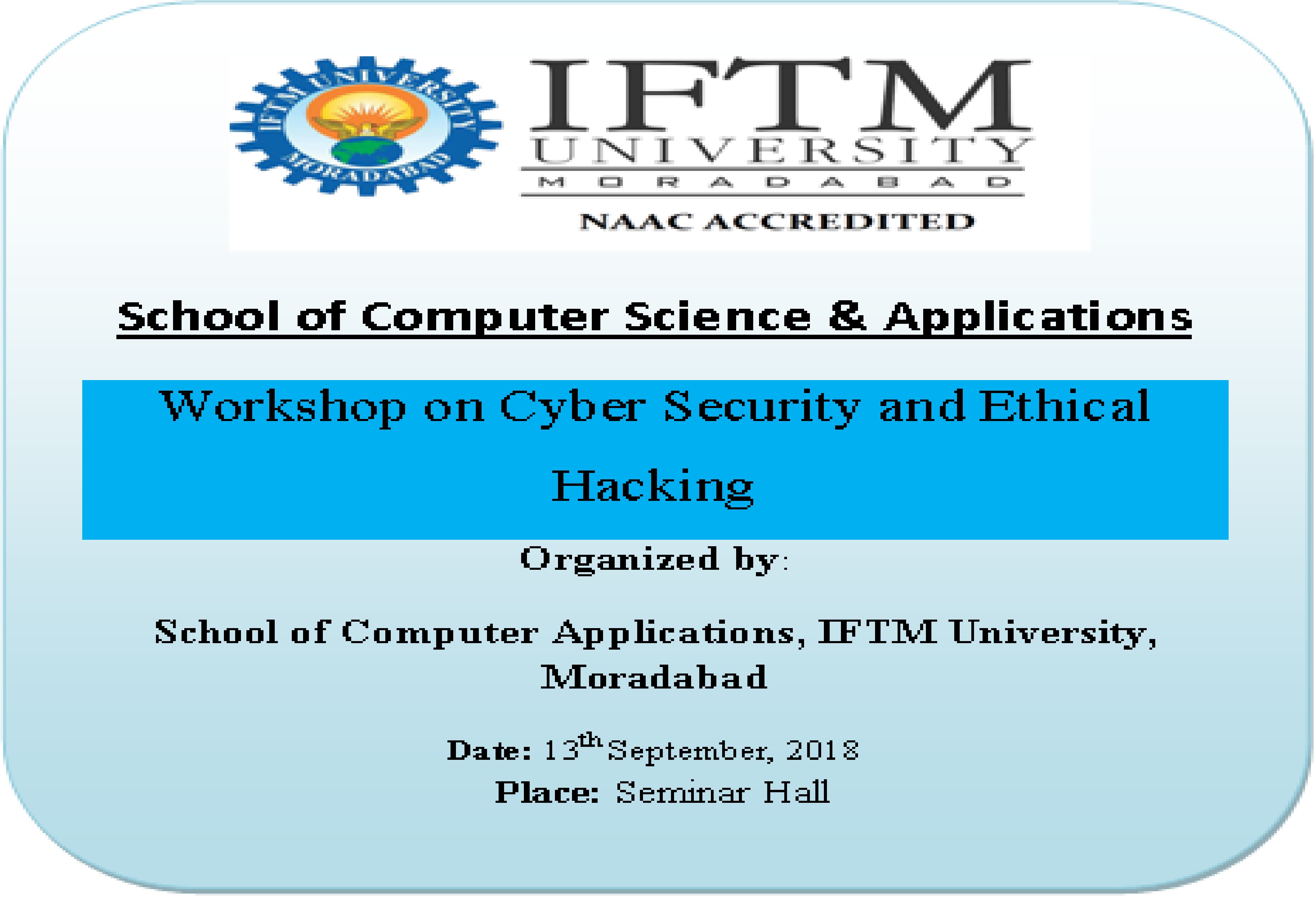 Workshop On Cyber Security And Ethical Hacking