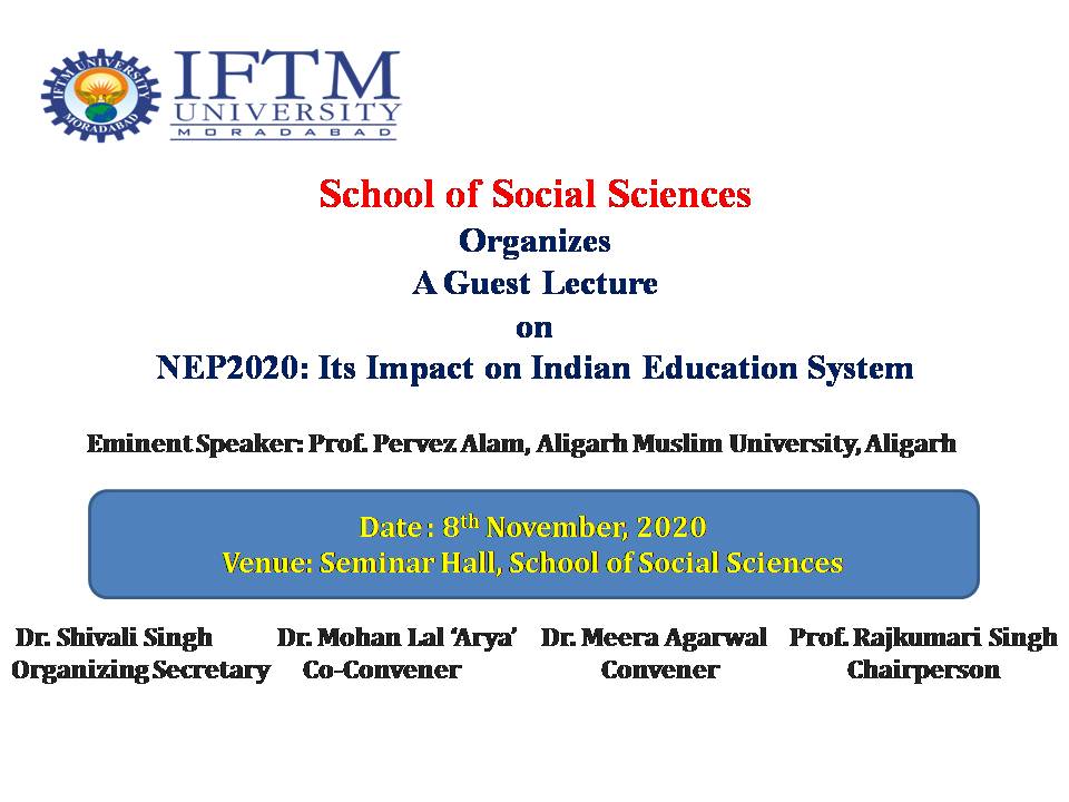 Guest Lecture on NEP2020