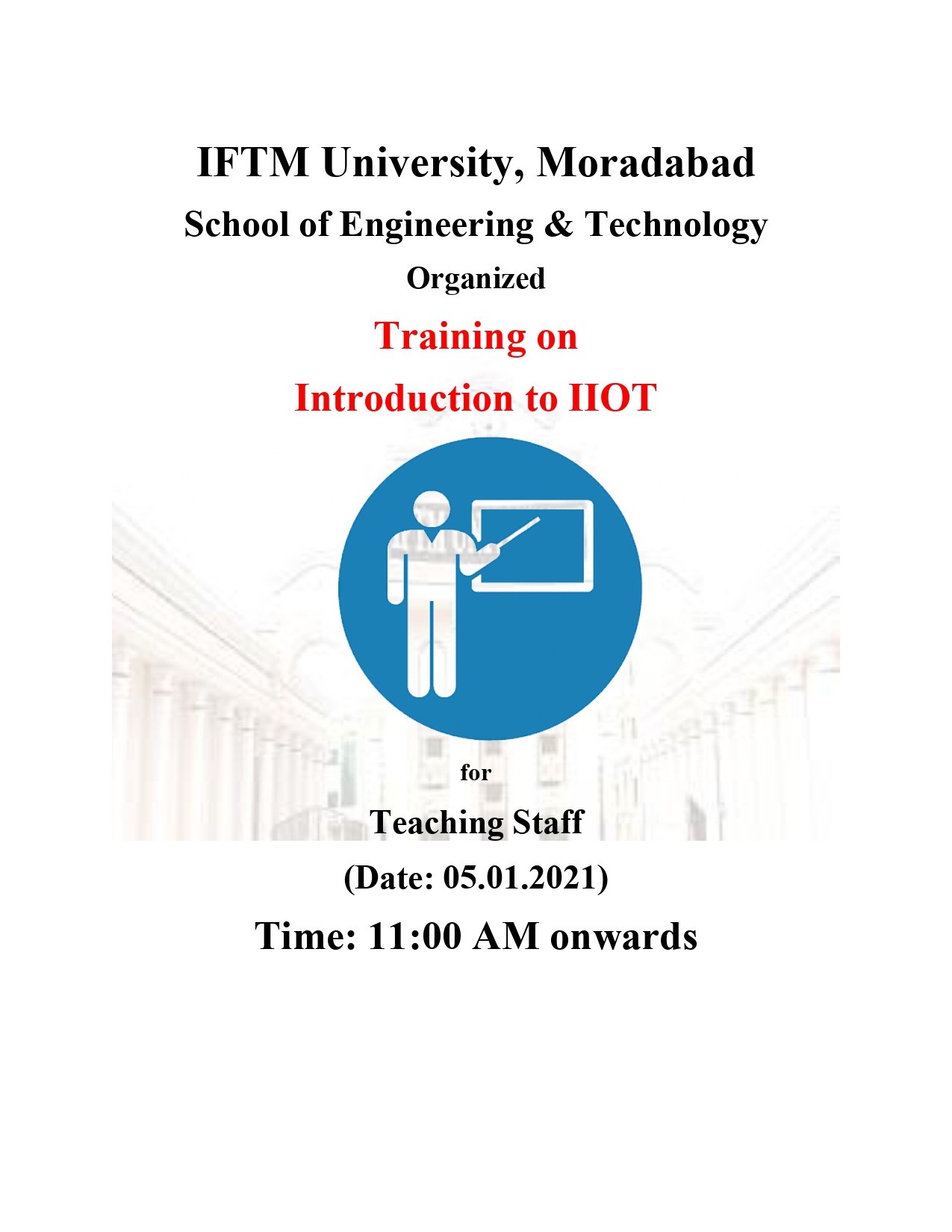 Training Programme on Introduction to IIOT