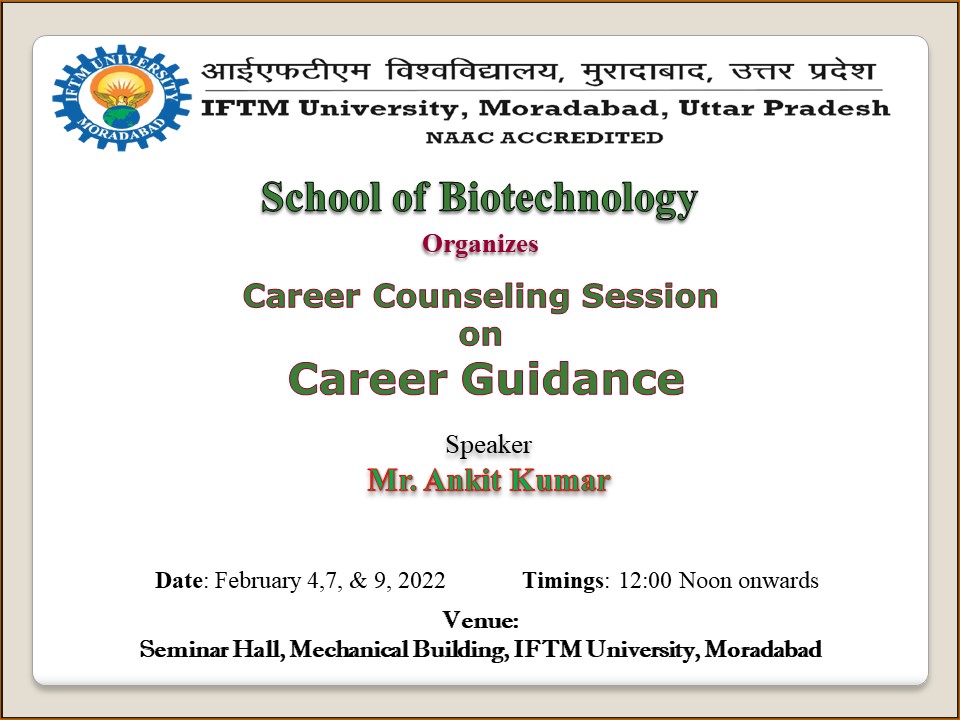 Career Counselling Session On Career Guidance