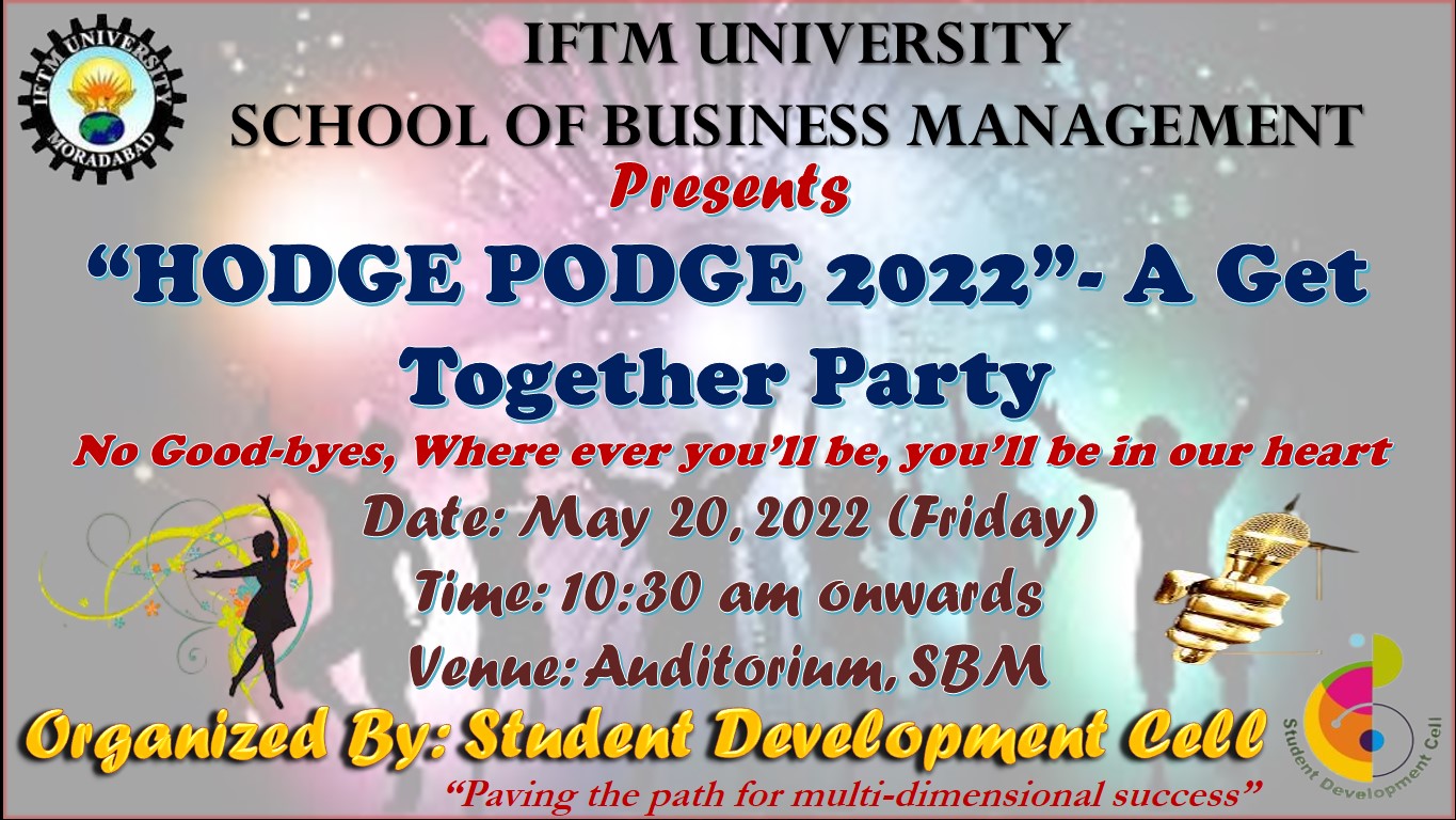 HODGE PODGE 2022   A Get Together Party