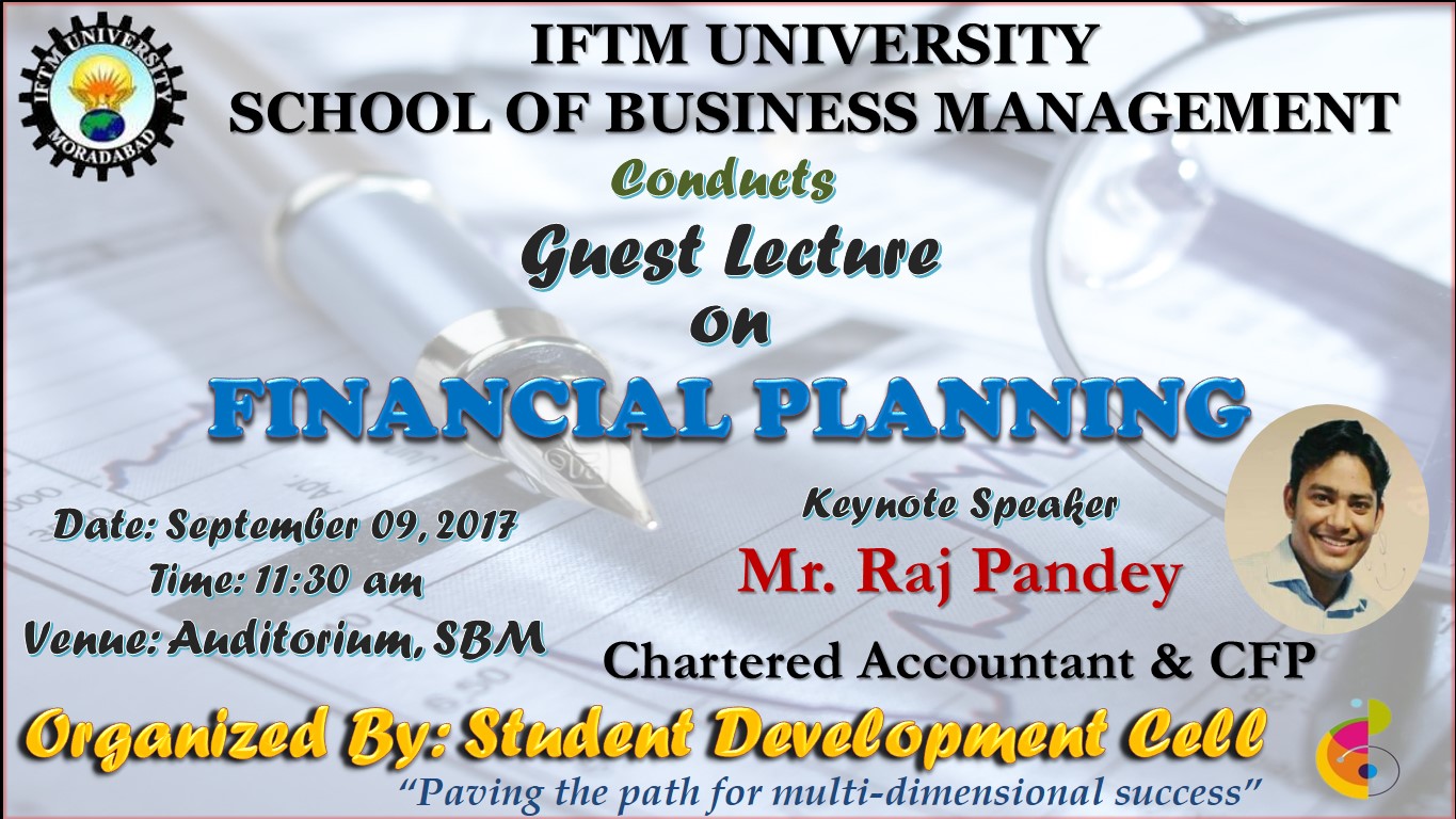 Guest Lecture on “Financial Planning”