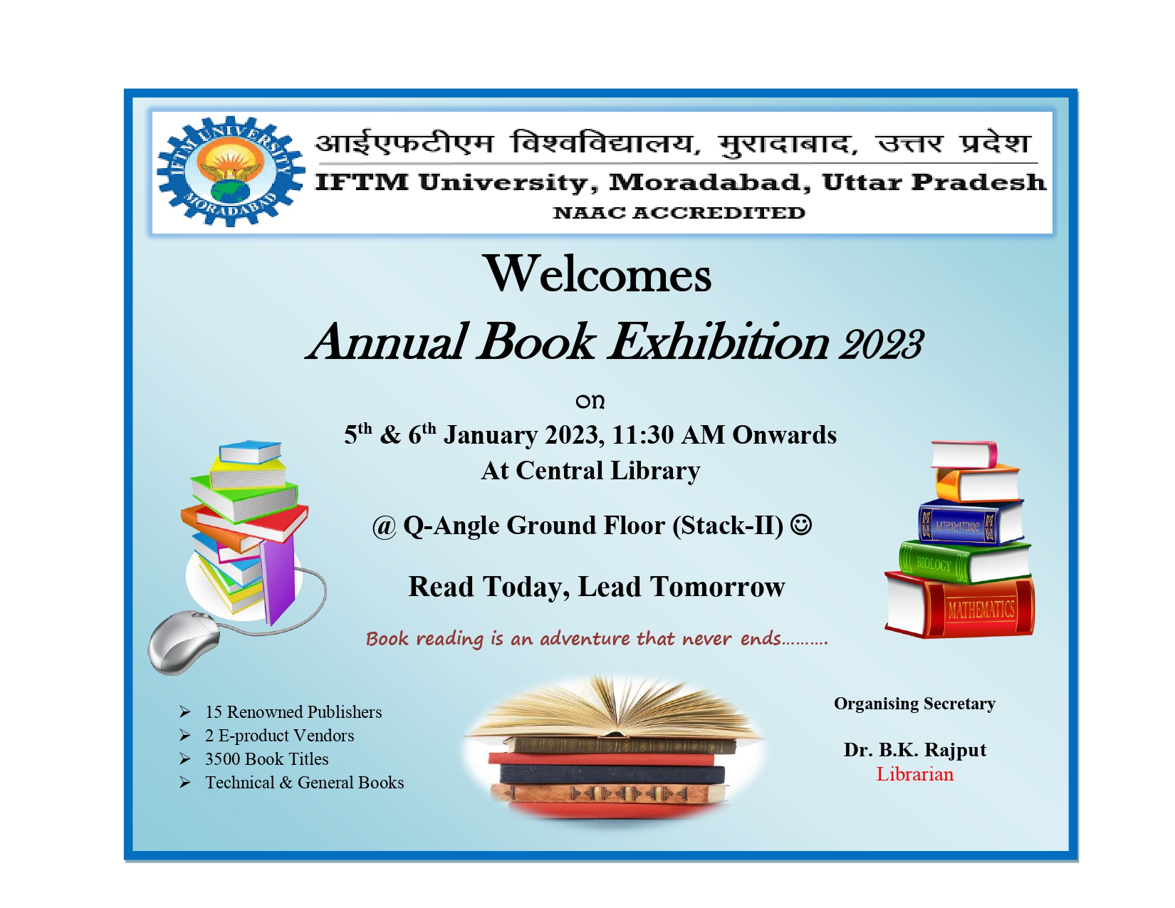 Annual Book Exhibition by Central Library 2023