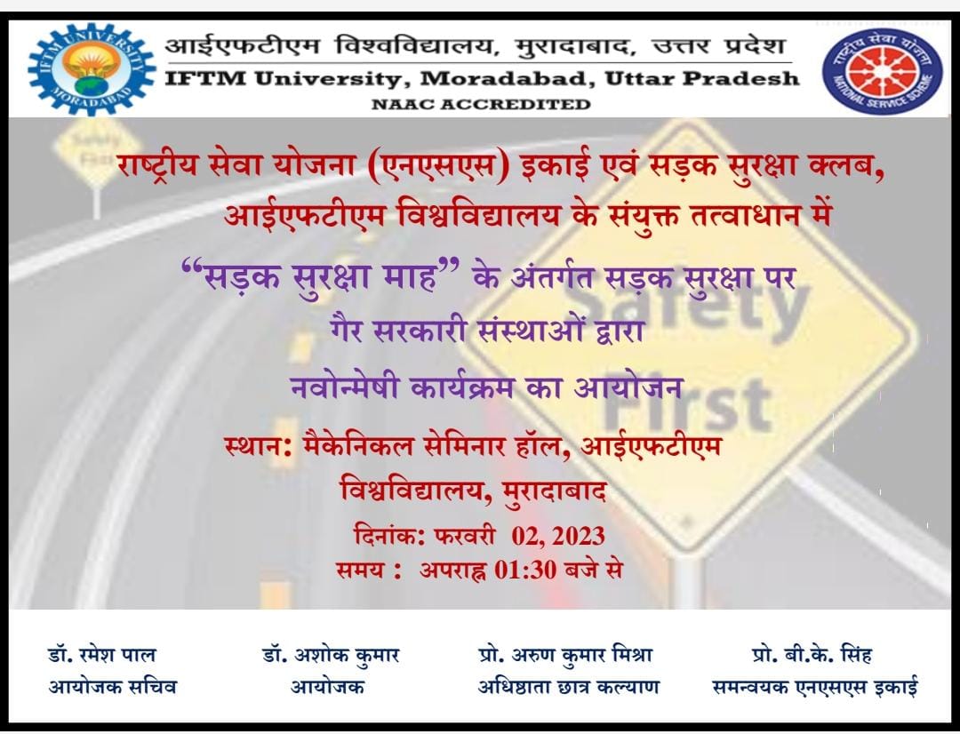 Innovative Programme in Road Safety Month