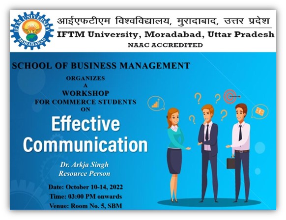 Workshop on Effective Communication for Commerce Students
