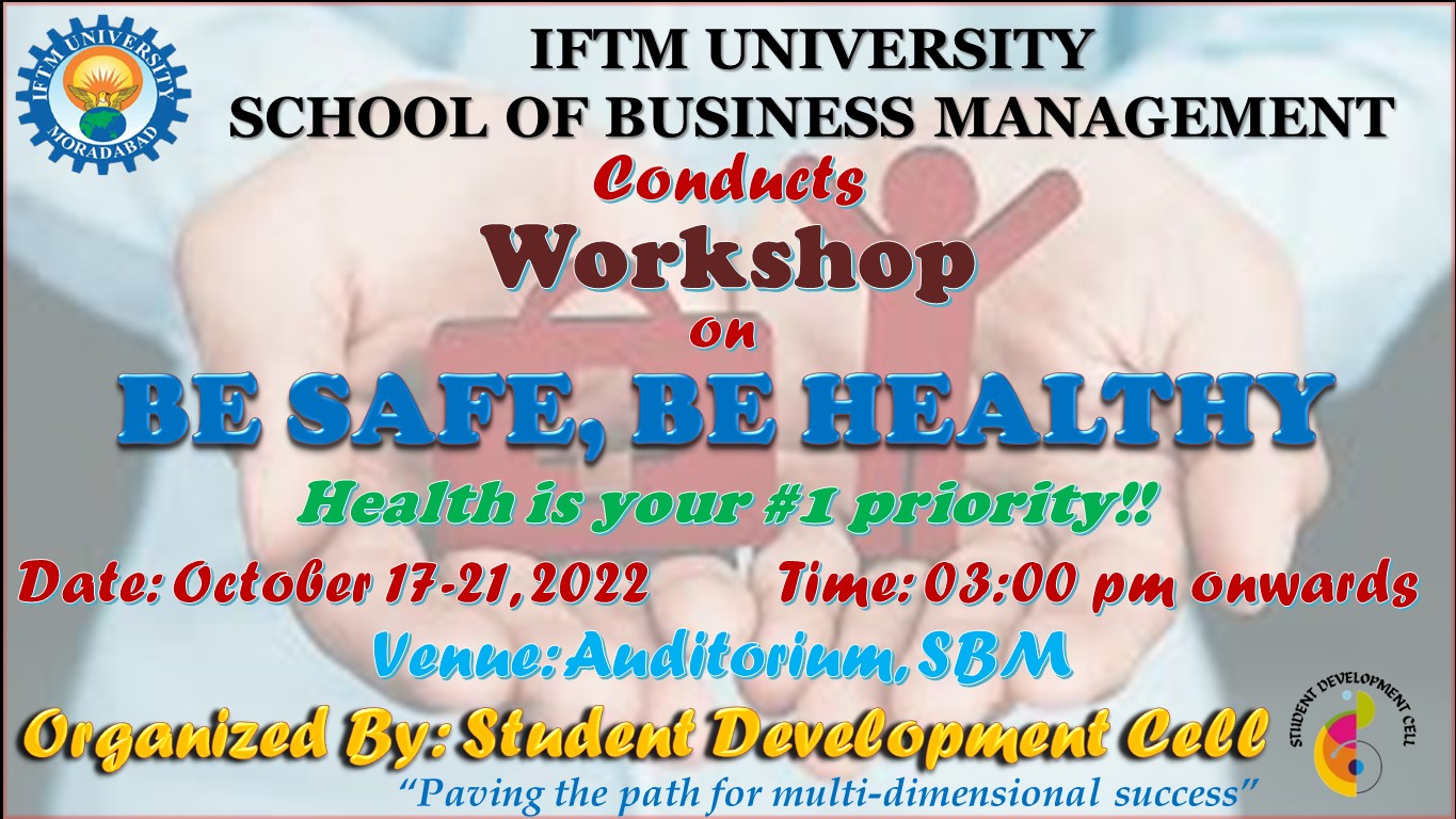 Workshop on "Be Safe, Be Healthy"