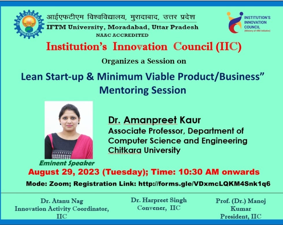 Learn Startup & Minimum Viable Product/Business Mentoring Session