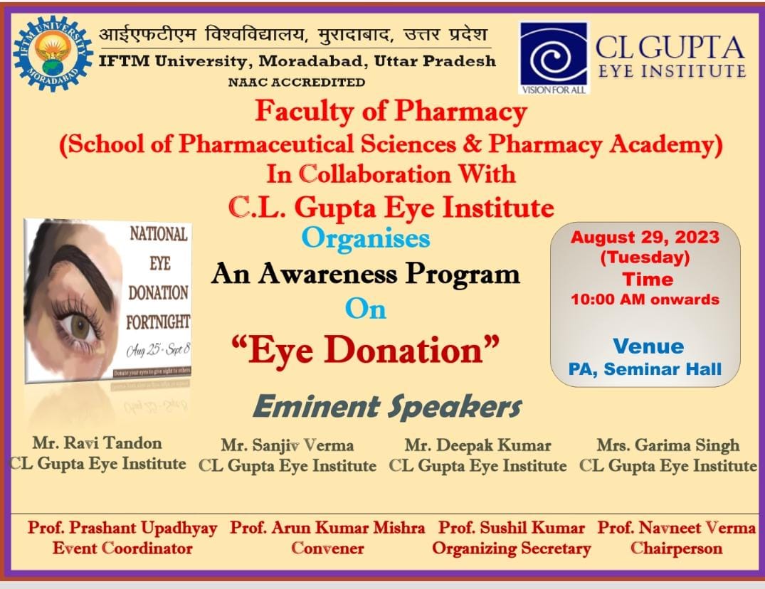 An Awareness Programme on Eye Donation