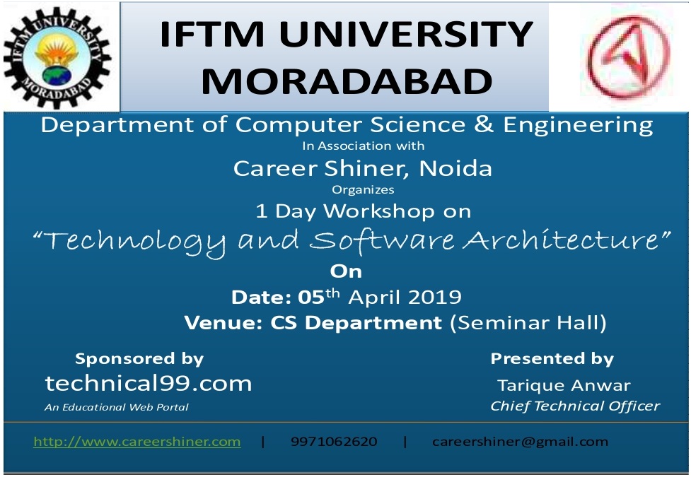 Workshop on technology and software architecture