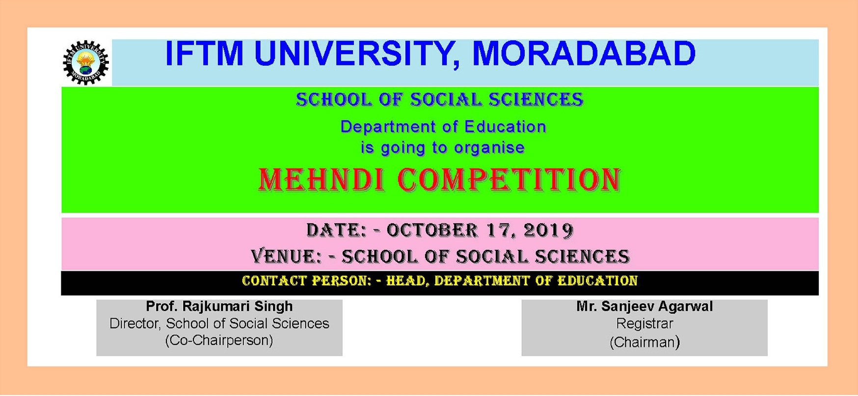 Mehndi Competition 2019