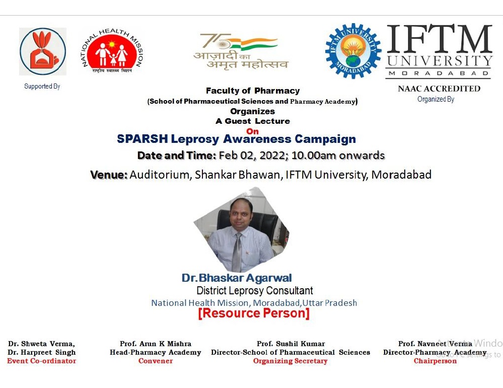 Guest Lecture on SPARSH Leprosy Awareness Campaign