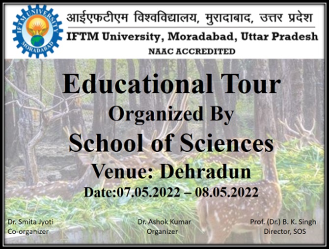 Educational Tour by School of Sciences