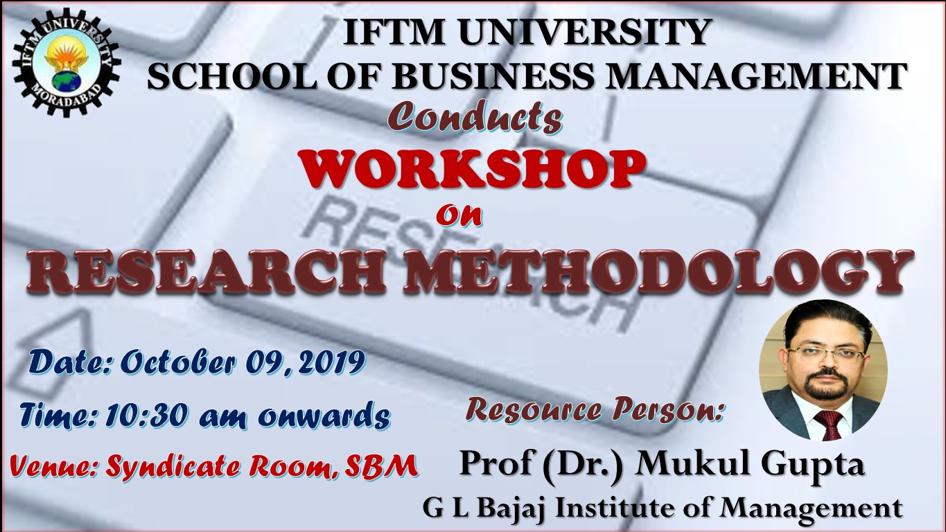 Workshop on "Research Methodology"