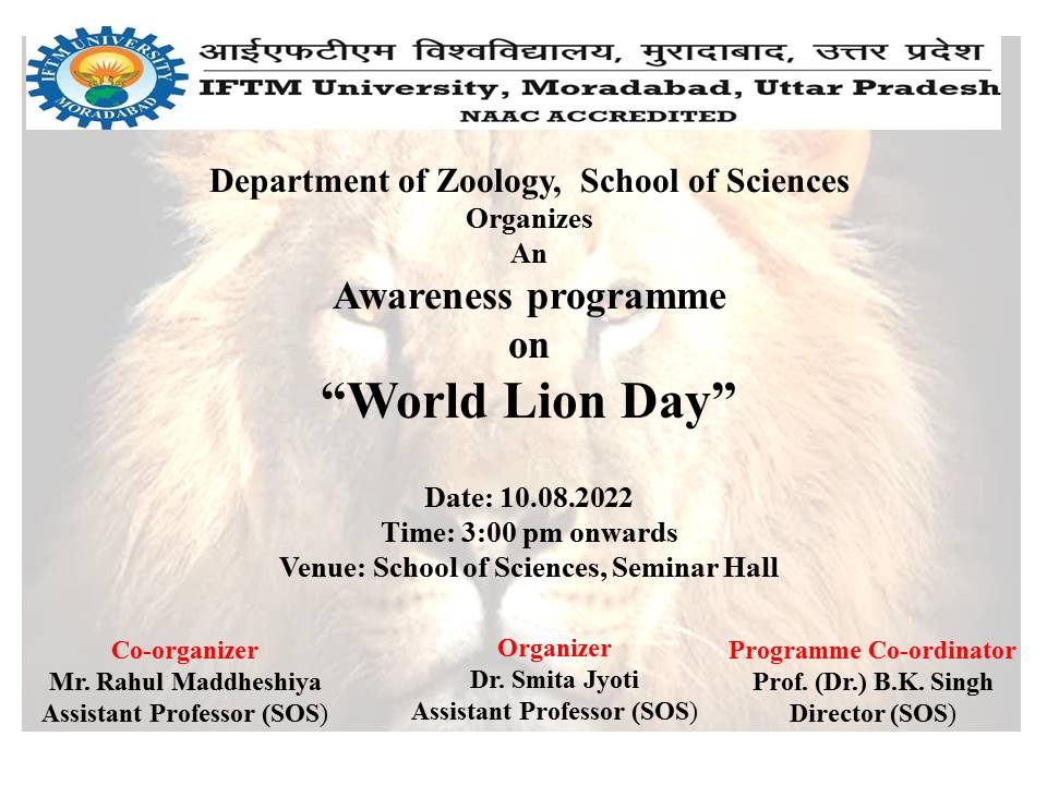 Awareness programme on World Lion Day