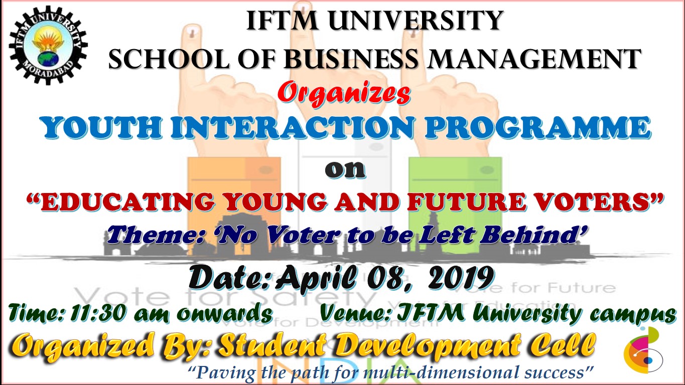 Youth Interaction Programme on “Educating Young and Future Voters”