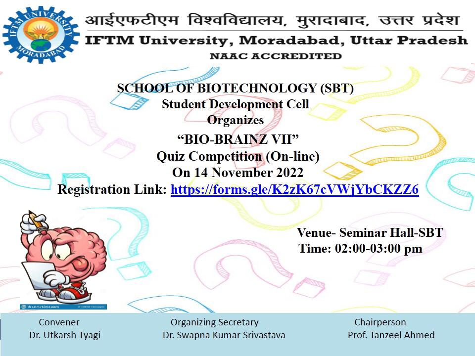 Online Quiz Competition - Biobrainz-VII