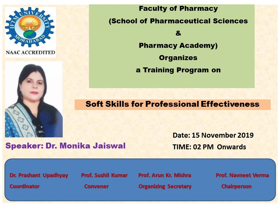 Training Program on Soft Skill for Professional Effectiveness