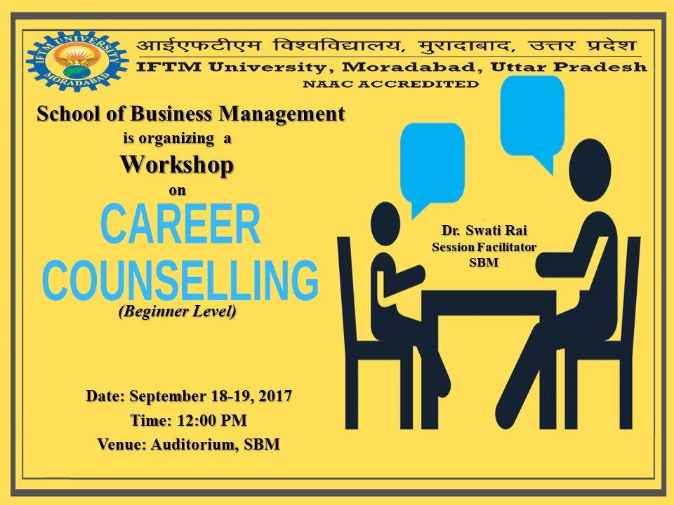 Workshop on Career Counselling (Beginner Level)