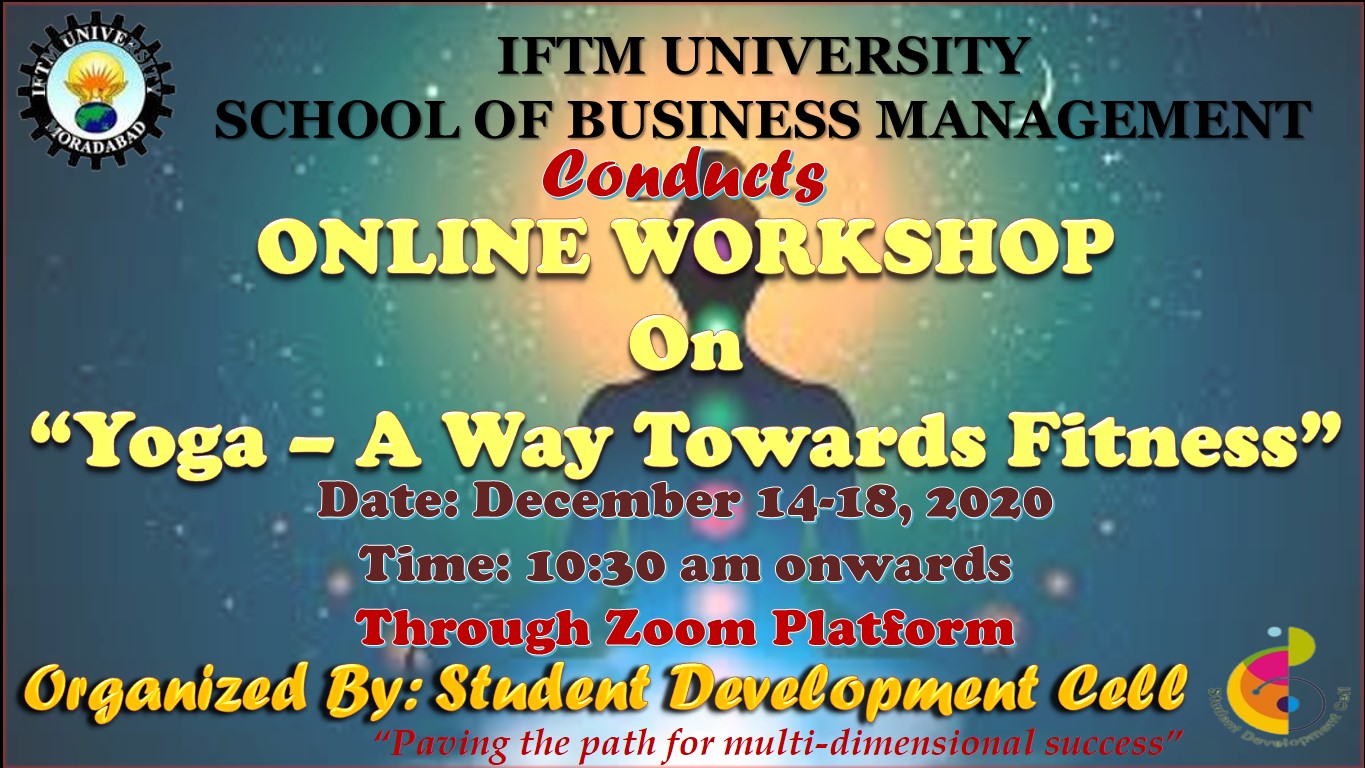 Online Workshop on “Yoga – A Way Towards Fitness”