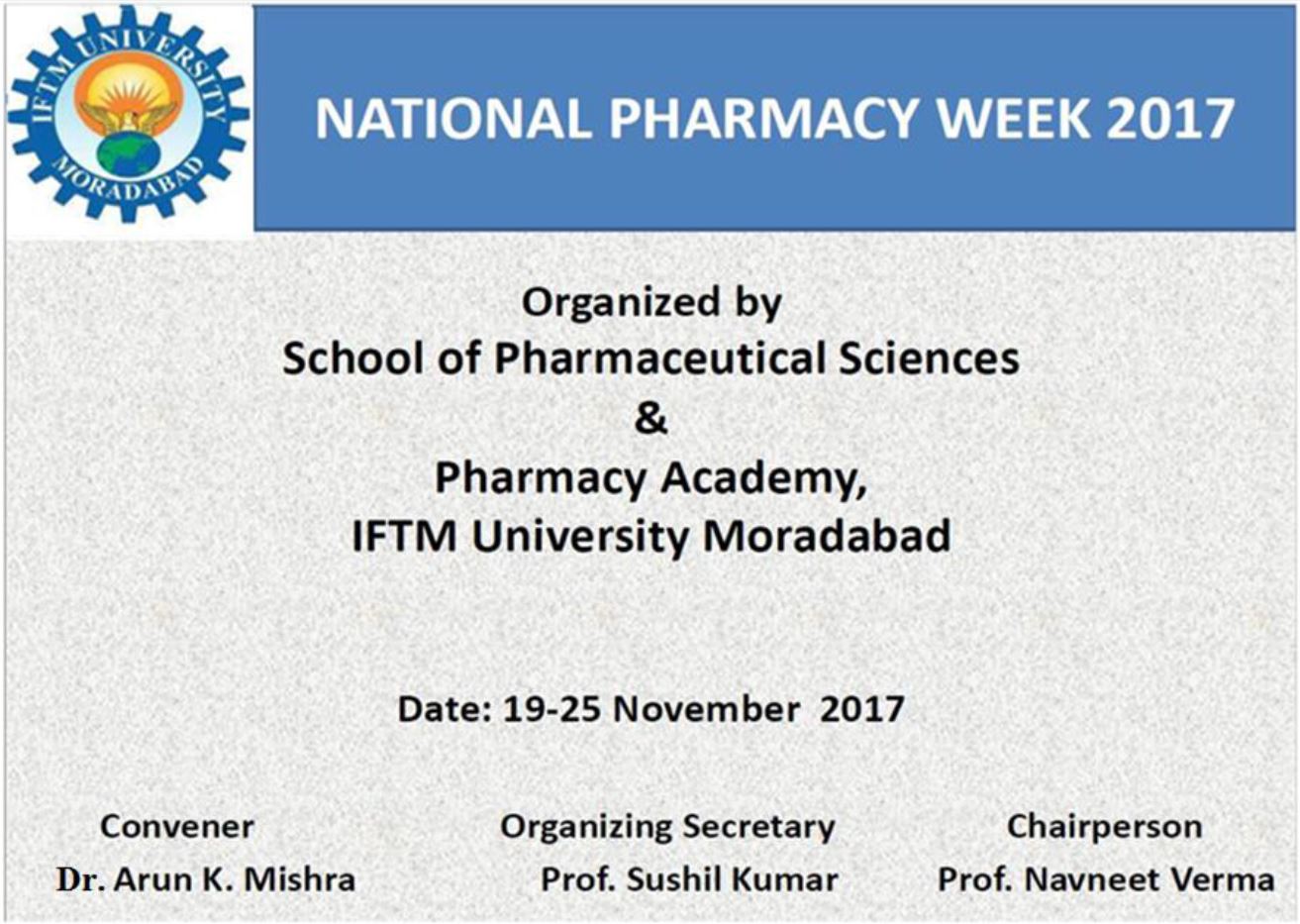 National Pharmacy Week 2017