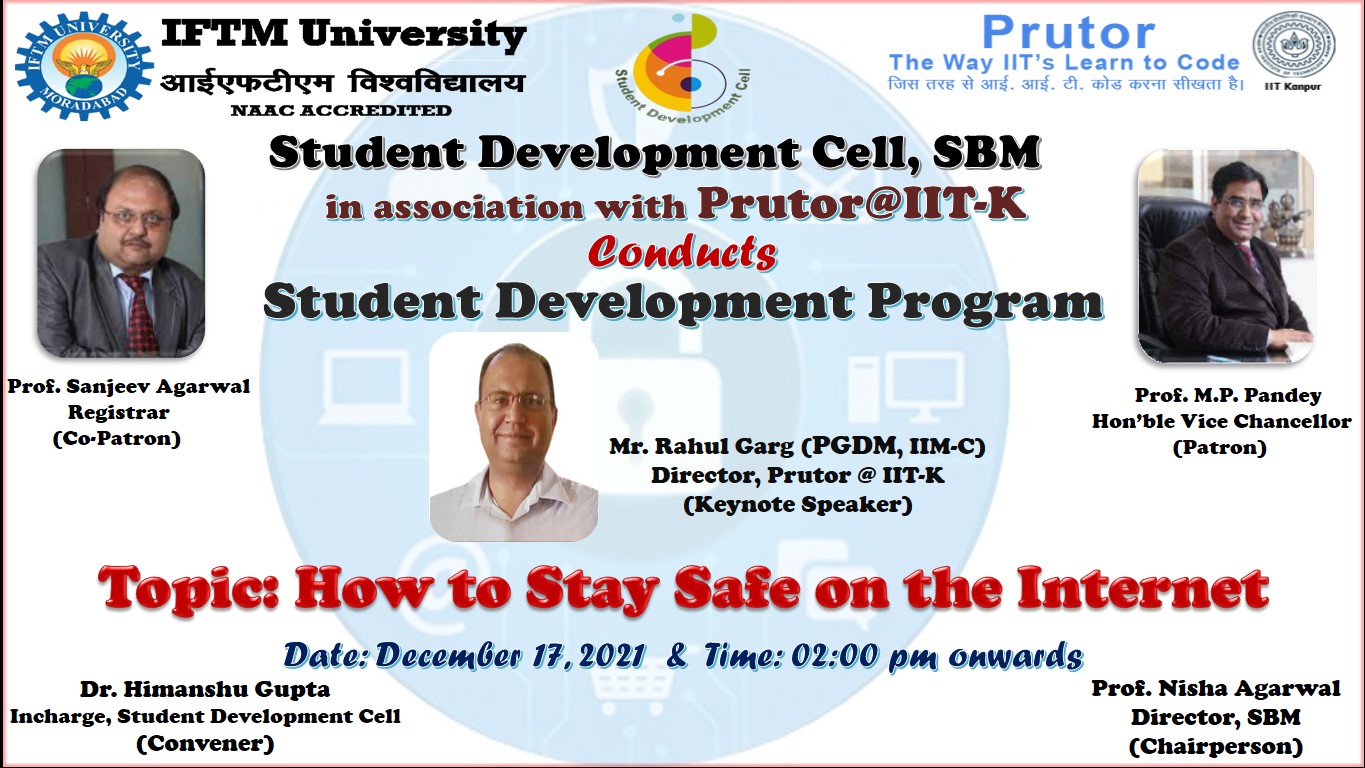 Student Development Programme On How To Stay Safe On The Internet
