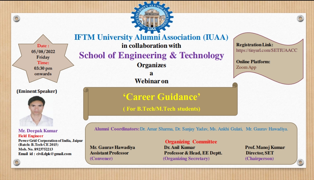 Webinar on Career Guidance 