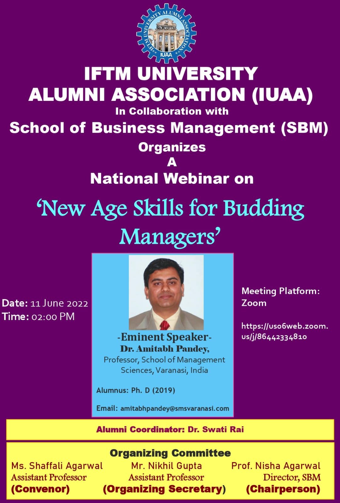 National Webinar on New Age Skills For Budding Managers  
