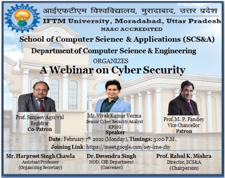 Webinar on Cyber Security