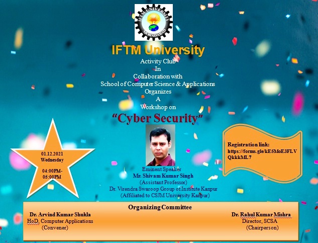 One Day online workshop on Cyber Security