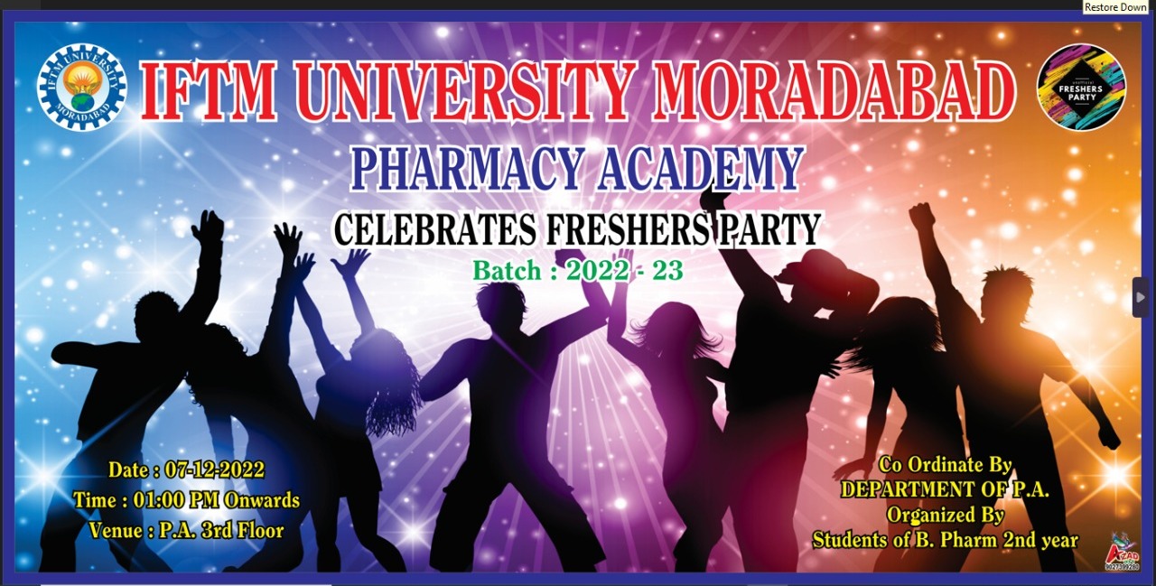 Celebration of Freshers Party