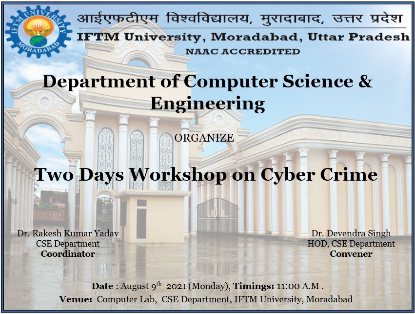 Two days workshop on awareness of Cyber Crime