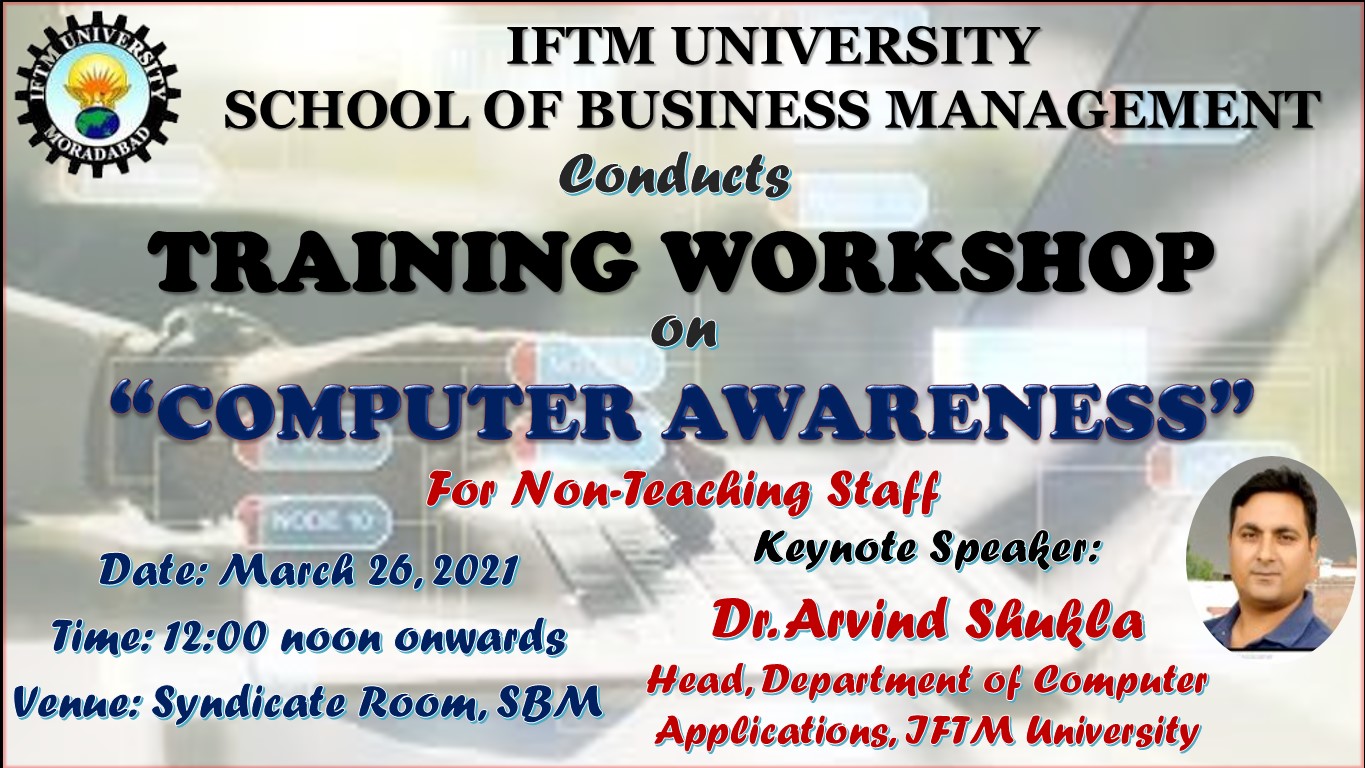 Training Programme on Computer Awareness for Non Teaching Staff