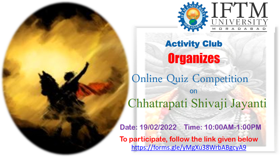 Online Quiz Competition on Chhatrapati Shivaji Jayanti