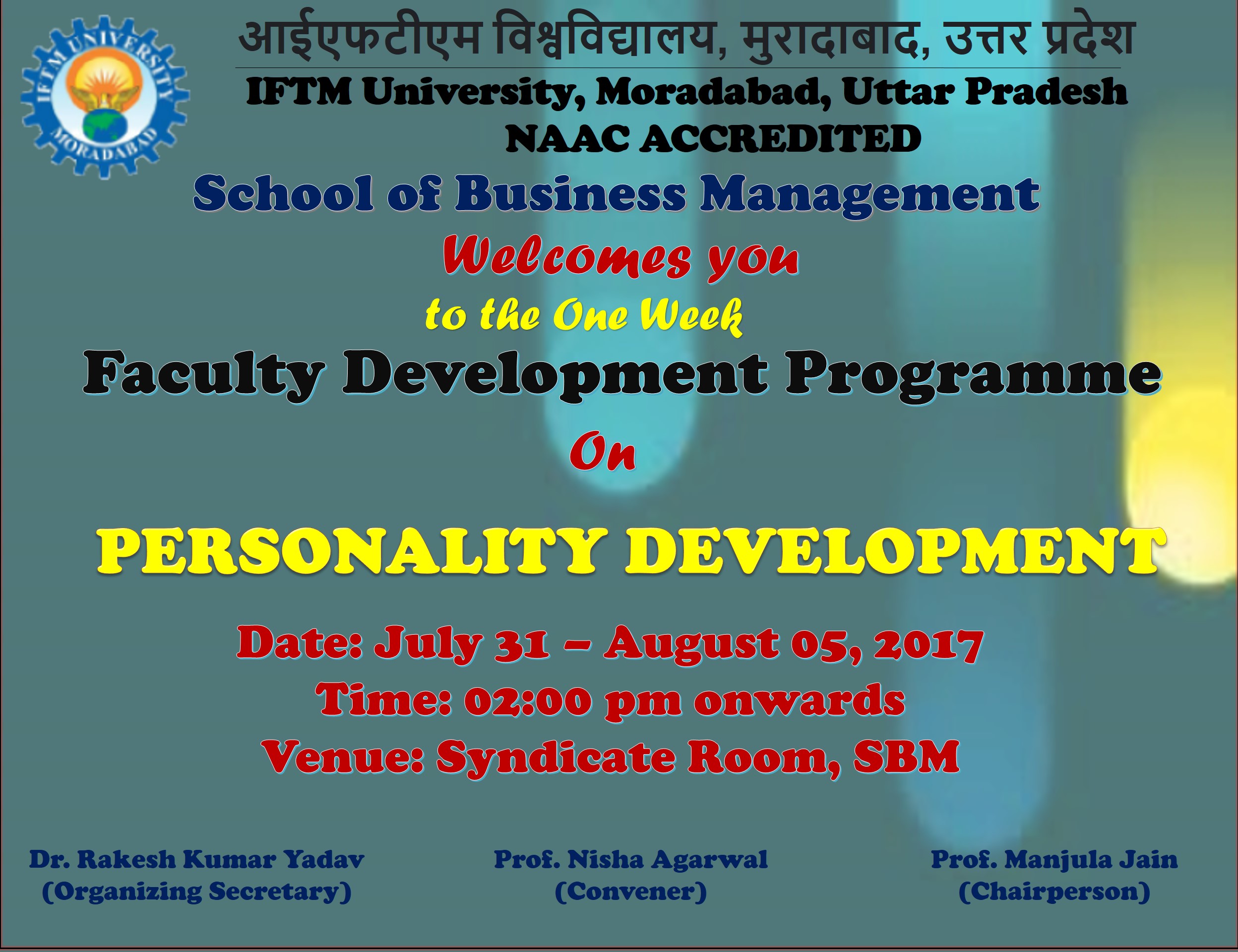 FDP on Personality Development