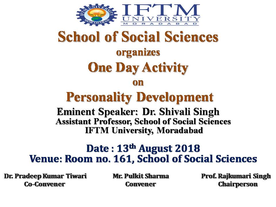 One Day Training Programme on Personality Development for Non-Teaching Staff