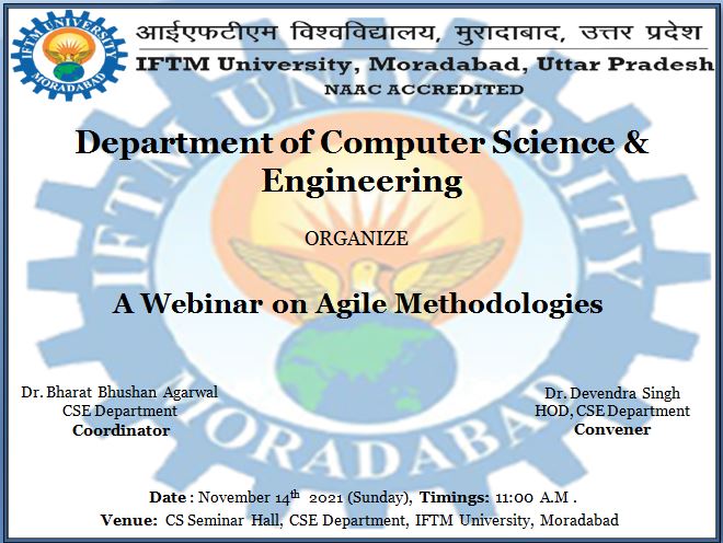 A webinar on Agile Methodologies