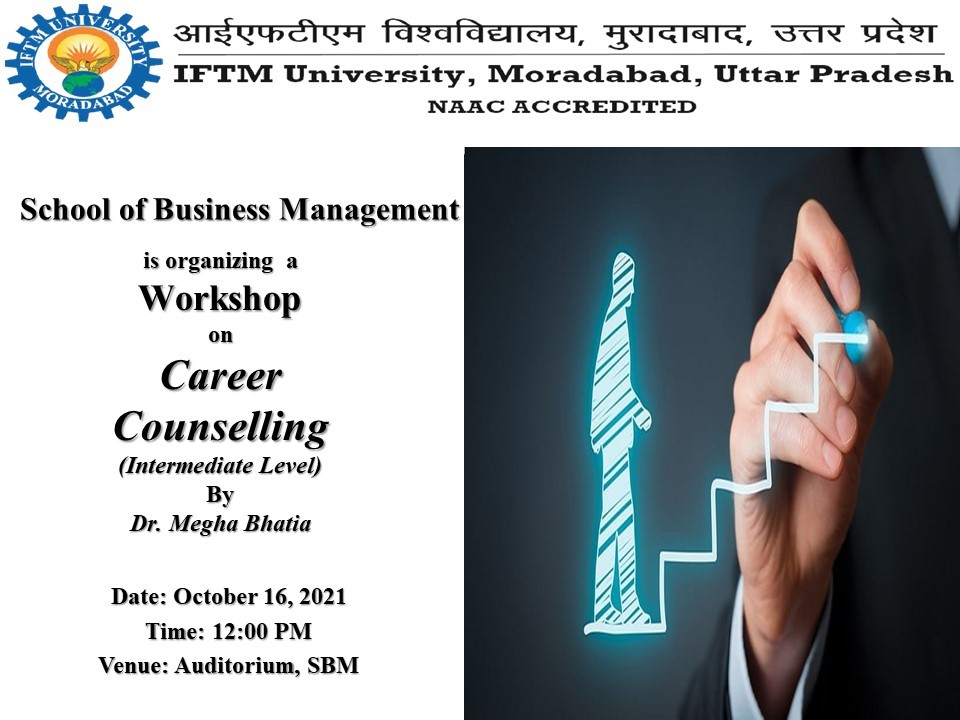 Workshop on Career Counselling (Intermediate Level)