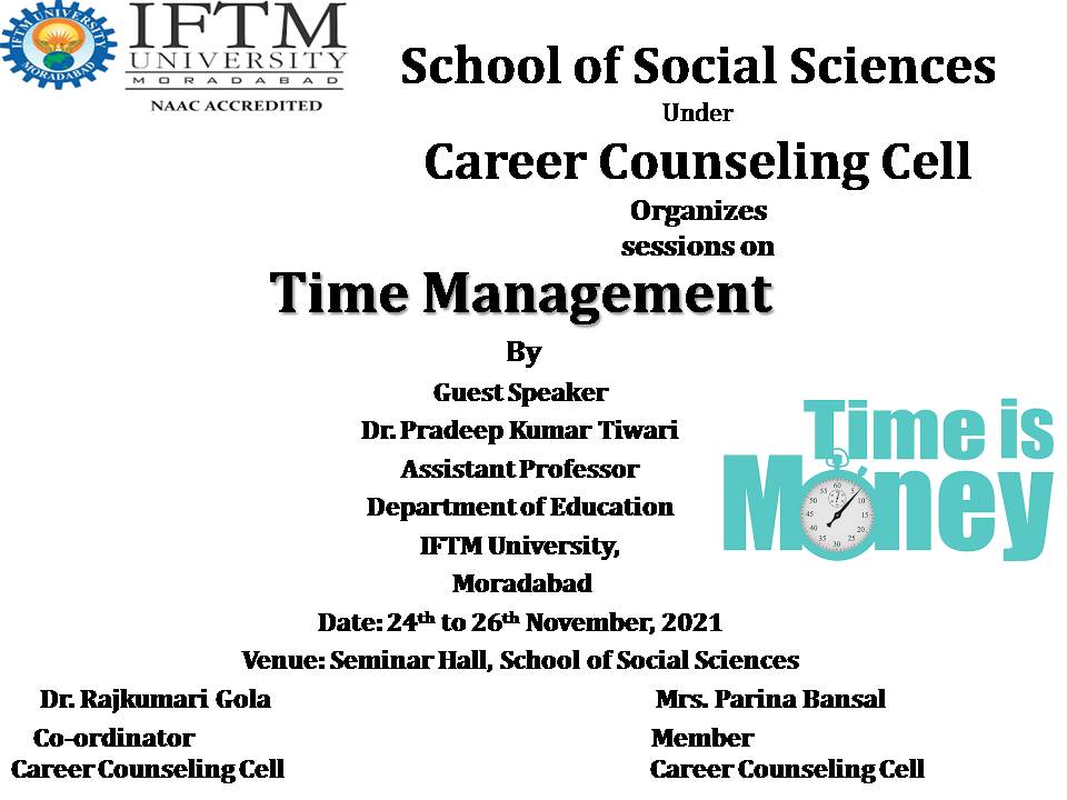 Career Counseling Session on Time Management