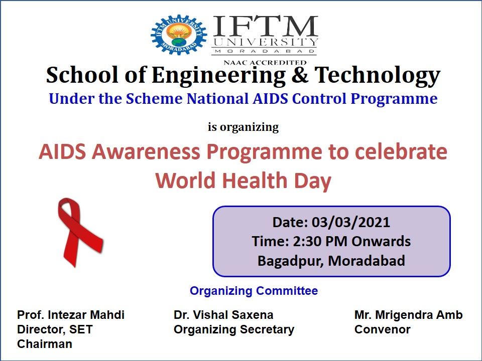AIDS Awareness Programme to celebrate World Health Day