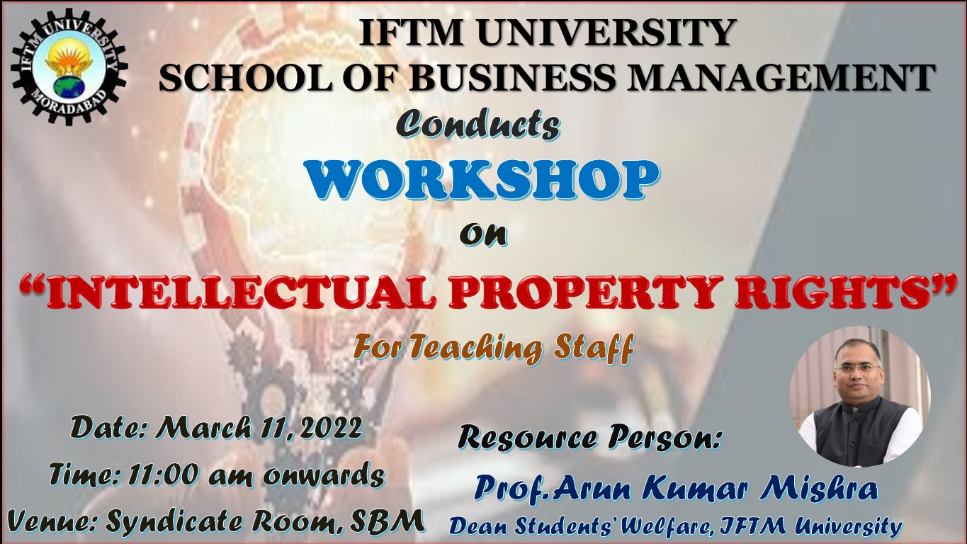 Workshop on Intellectual Property Rights