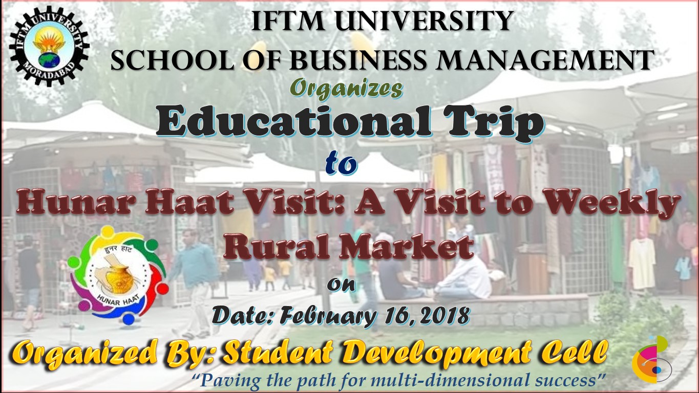 Hunar Haat Visit: An Educational Trip to Visit Weekly Rural Market