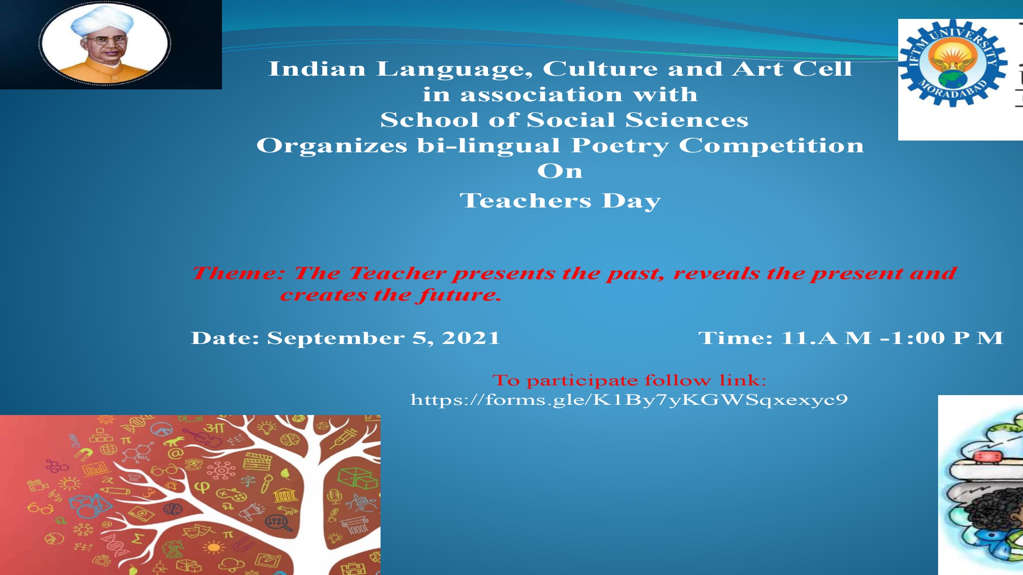Bi-lingual poetry competition on Teachers Day