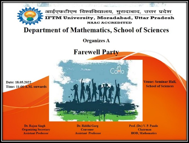 Fairwell Party (Mathematics)