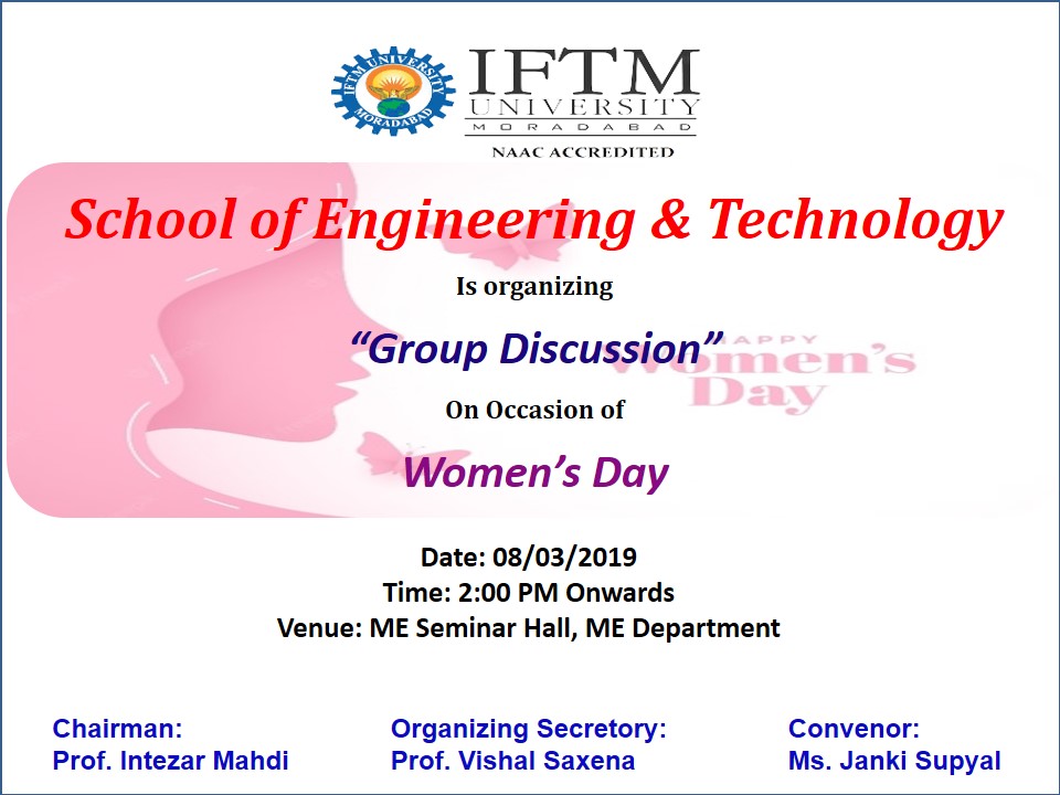 Group Discussion on  Women day