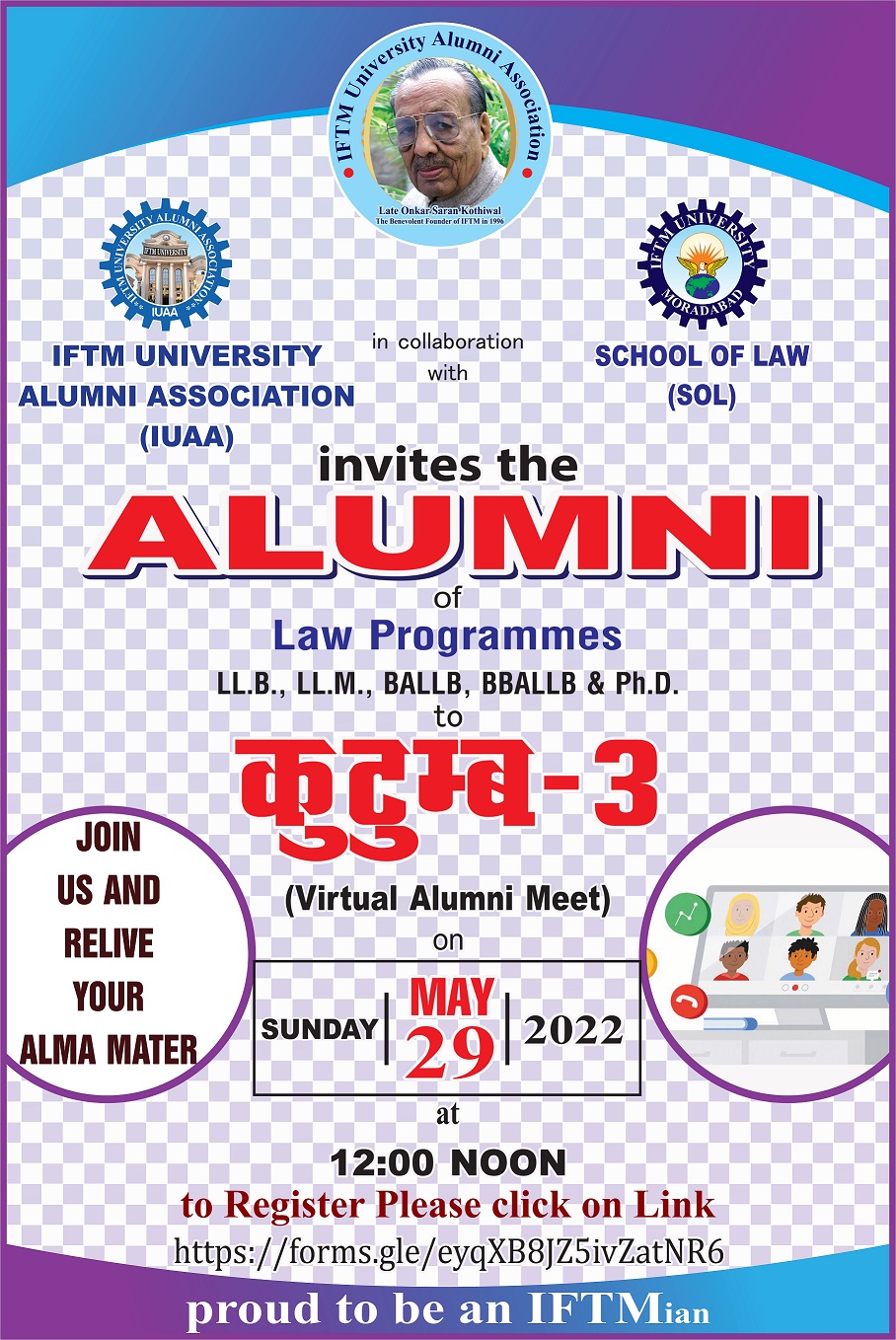 Kutumb -3 Virtual Alumni Meet