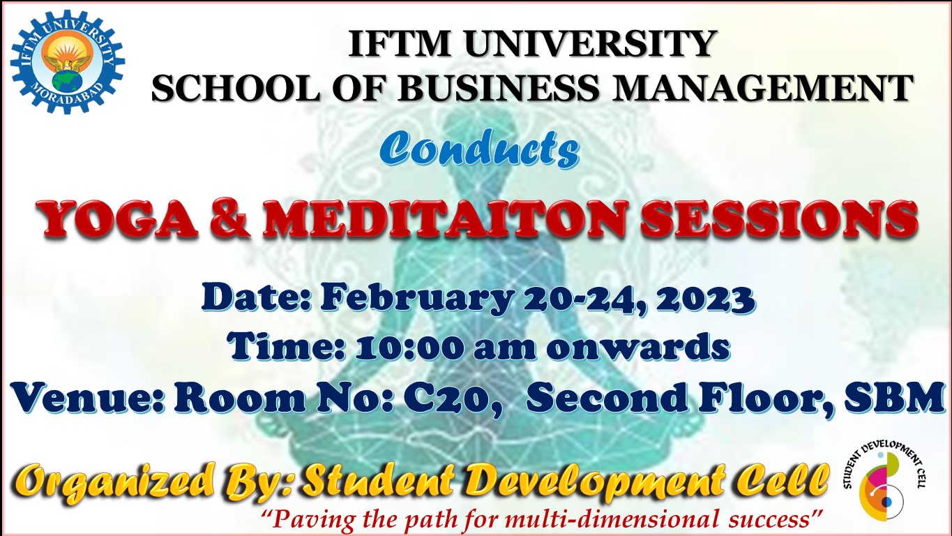 Workshop on Yoga and Meditation