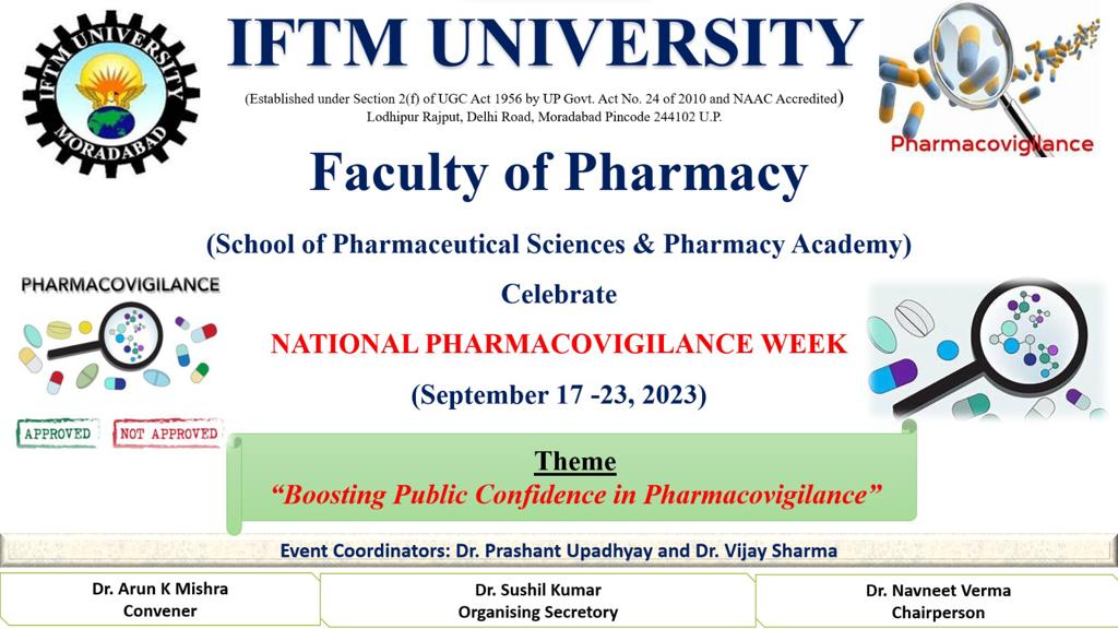 Celebration of National Pharmacovigilance Week